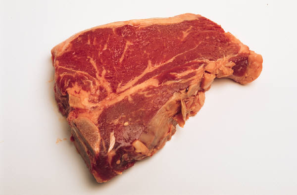 A typical T-Bone from Diamond H Beef